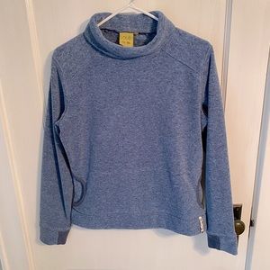 Blue pull over sweatshirt